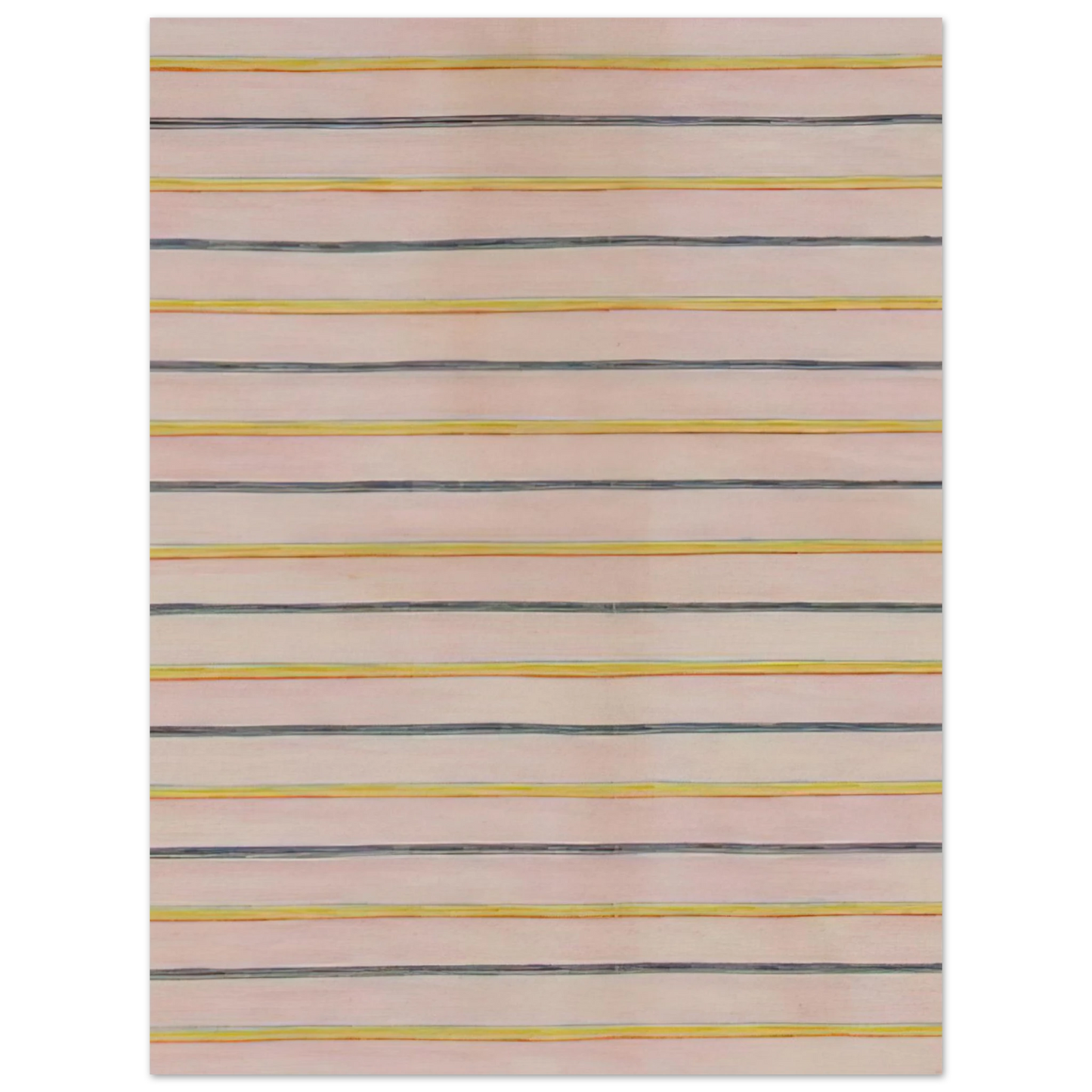 Gene Davis - Pin Stripes - 1960 75x100 cm / 30x40inches Fine Art Poster