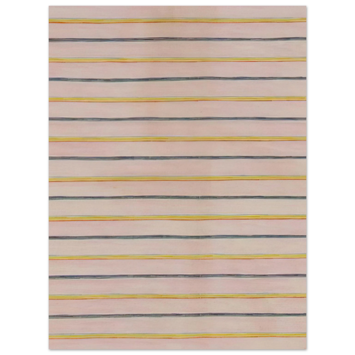 Gene Davis - Pin Stripes - 1960 75x100 cm / 30x40inches Fine Art Poster