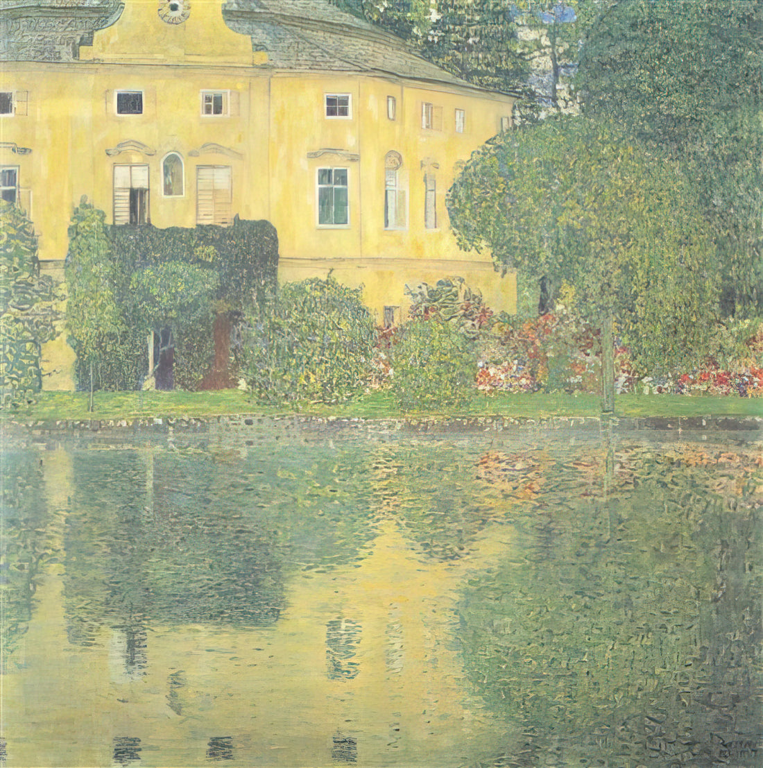 Adele Bloch-Bauer & Gucci: When Fashion Meets Klimt's Golden Muse - SCHLOSS KAMMER ON THE ATTERSEE IV by Gustav Klimt