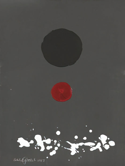 Adolph Gottlieb: The Abstract Expressionist Pioneer of Pictographs and Bursts - Untitled - 1967 by Adolph Gottlieb