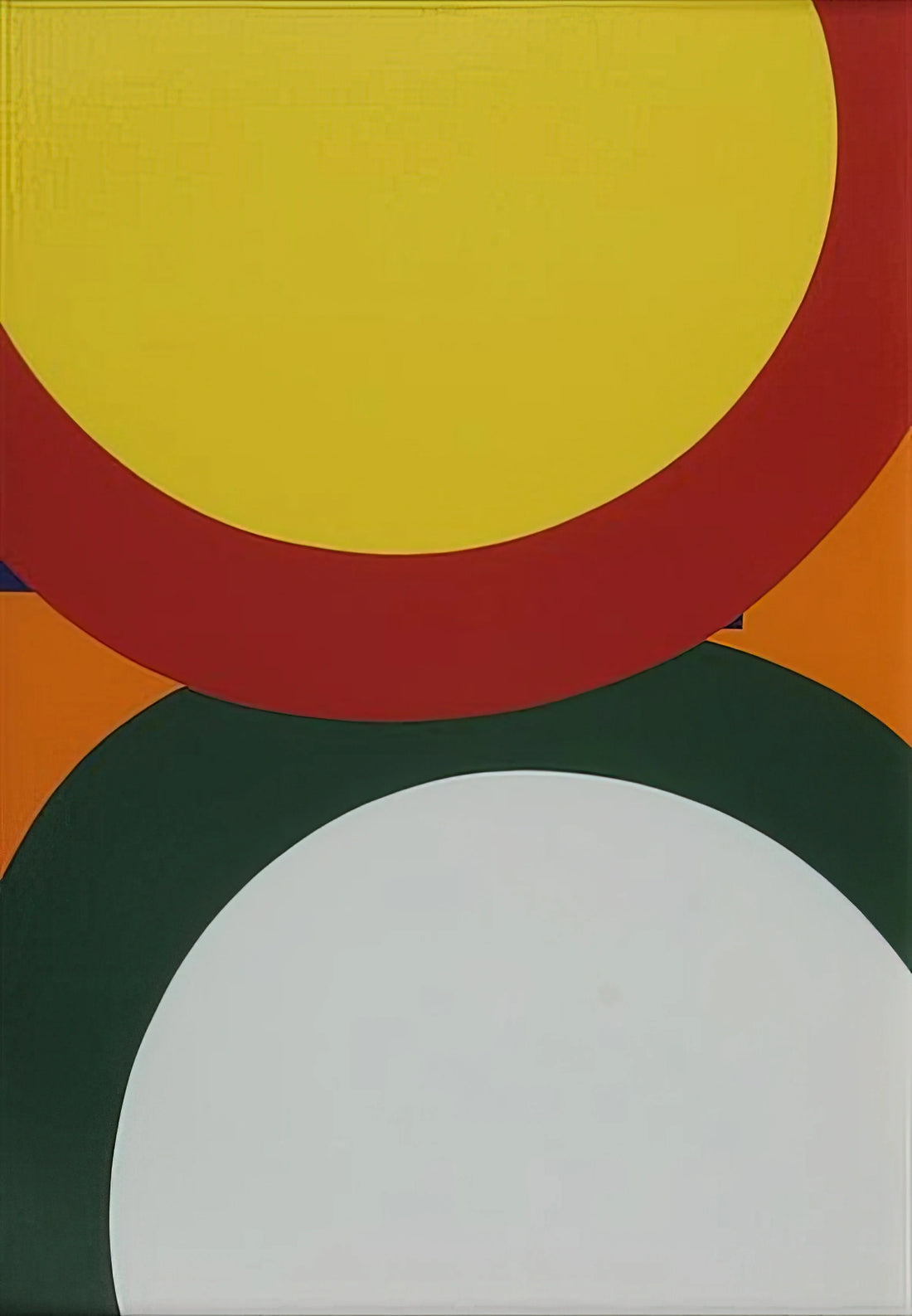 Al Held Painting: The Geometric Architect of Abstract Expressionism - Untitled by Al Held