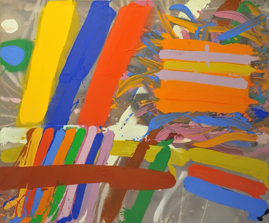 Albert Irvin: The British Abstract Painter of Joyful Color and Dynamic Expression - Woolhara - 1986 by Albert Irvin