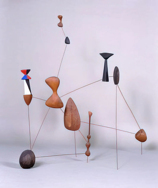 Alexander Calder for Sale: A Collector's Guide to Acquiring Iconic Kinetic Art - VERTICAL CONSTELLATION WITH BOMB 1943 by Alexander Calder