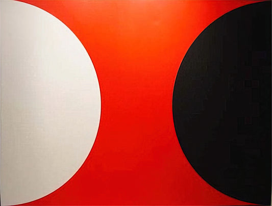 Alexander Liberman Paintings: The Abstract Geometry of a Modernist Visionary - Omega IX - 1961 by Alexander Liberman