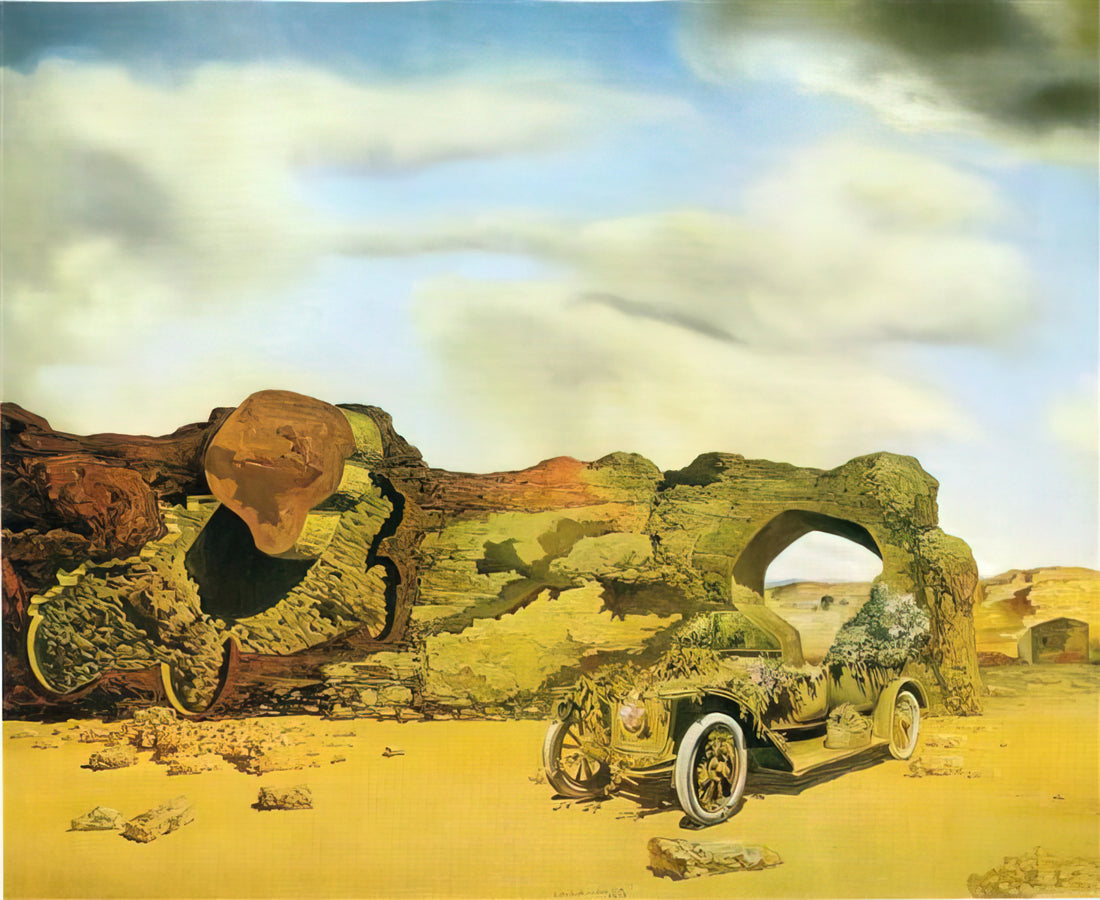 Alice Salvador Dalí: Exploring the Surrealist Muse and Artistic Legacy - PARANOIAC CRITICAL SOLITUDE 1935 by Salvador Dali