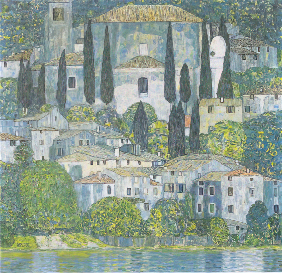 All Klimt Paintings: A Comprehensive Guide to the Master of Symbolism and Gold - CHRURCH IN CASSONE 1913 by Gustav Klimt