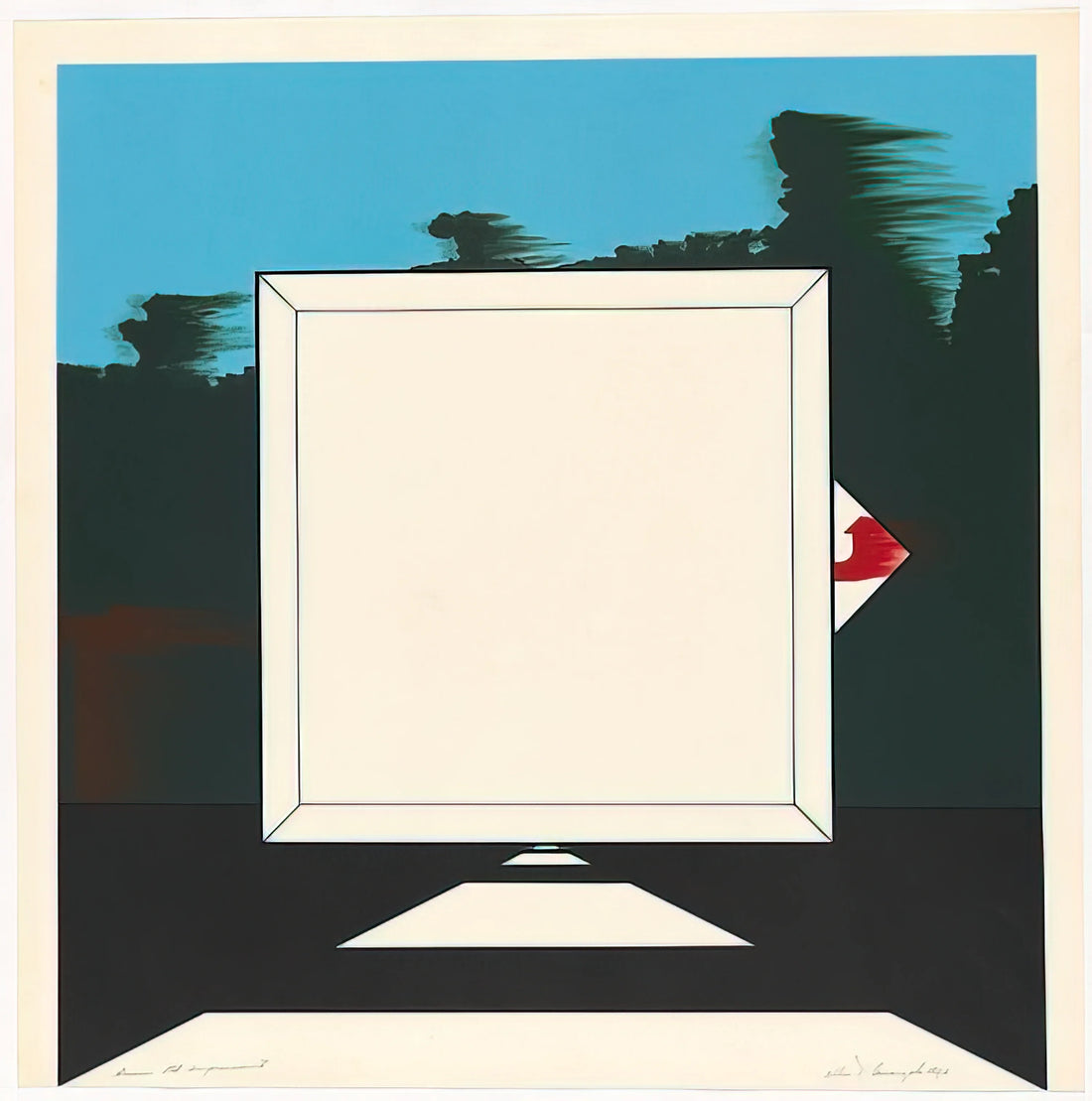 Allan D'Arcangelo: The American Road Artist Who Redefined Pop Art - Untitled - 1966 by Allan D Arcangelo