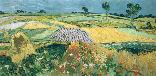 Almond Blossom Poster: Vincent van Gogh's Symbol of Hope and Renewal - Wheatfields by Vincent van Gogh