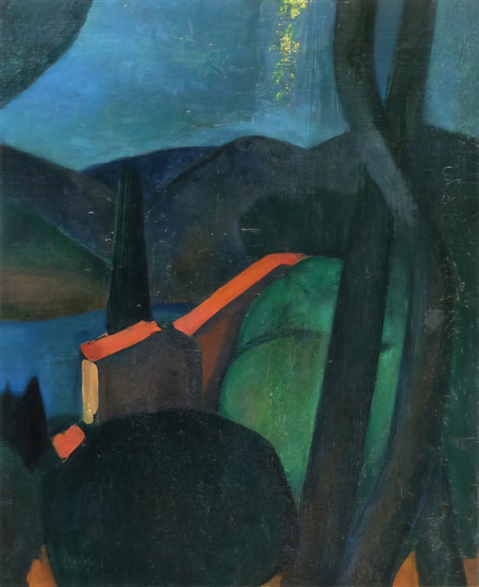 André Derain and Henri Matisse: The Revolutionary Friendship That Defined Fauvism - MARTIGUES LANDSCAPE 1908 by Andre Derain
