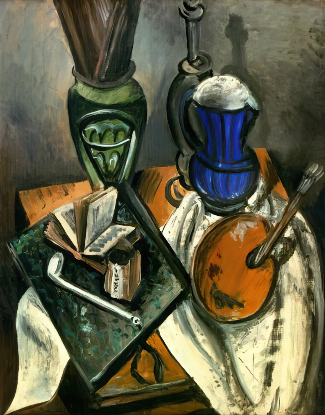 André Derain: The Fauvist Pioneer Who Redefined Color in Modern Art - STILL LIFE 1914 by Andre Derain