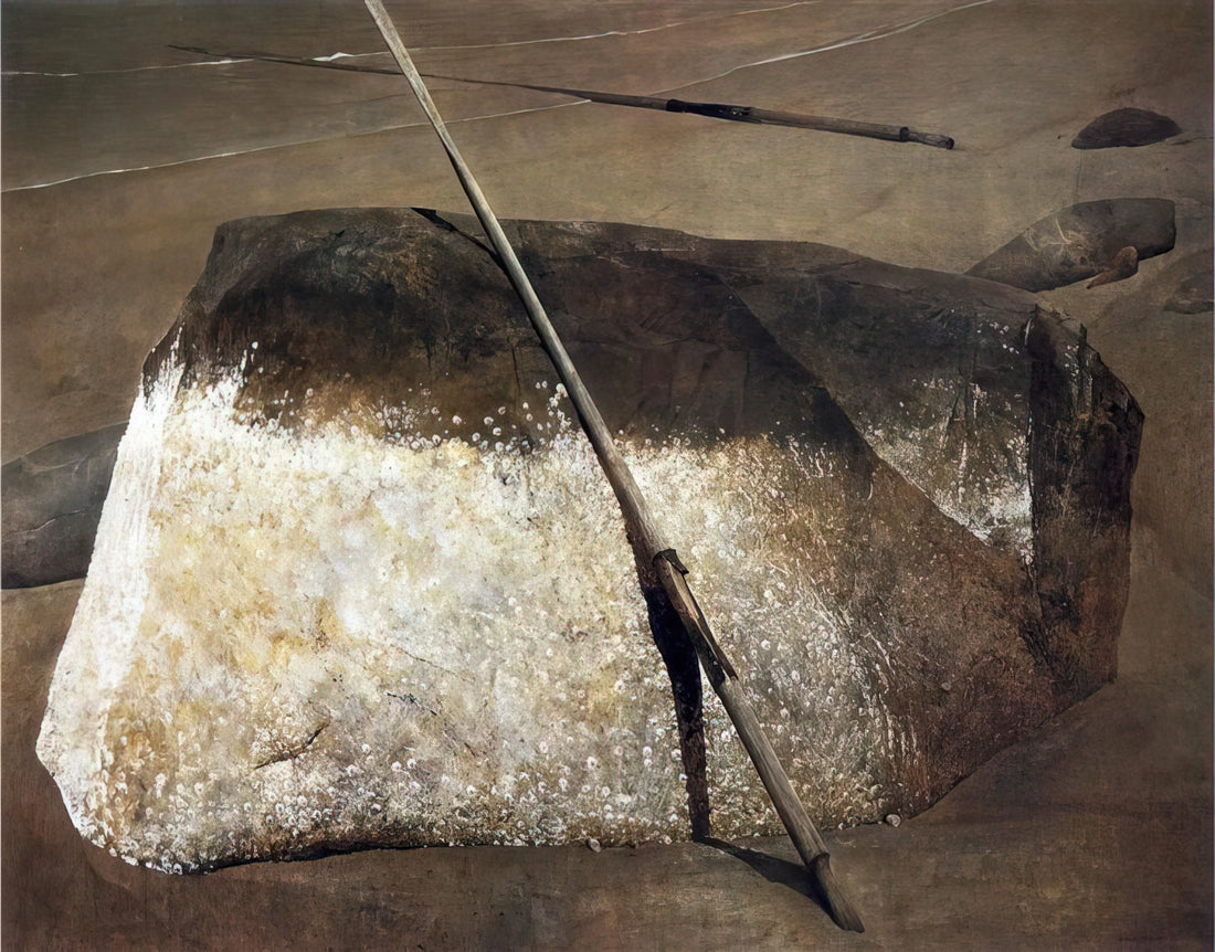 Andrew Wyeth Airborne Print: A Study in Solitude and Motion - NOT DETECTED 38 by Andrew Wyeth