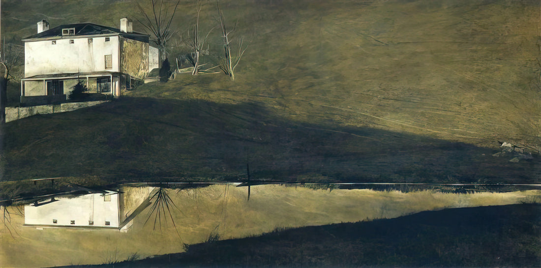 Andrew Wyeth Framed Canvas Print: A Collector's Guide to American Realism - BROWN SWISS by Andrew Wyeth