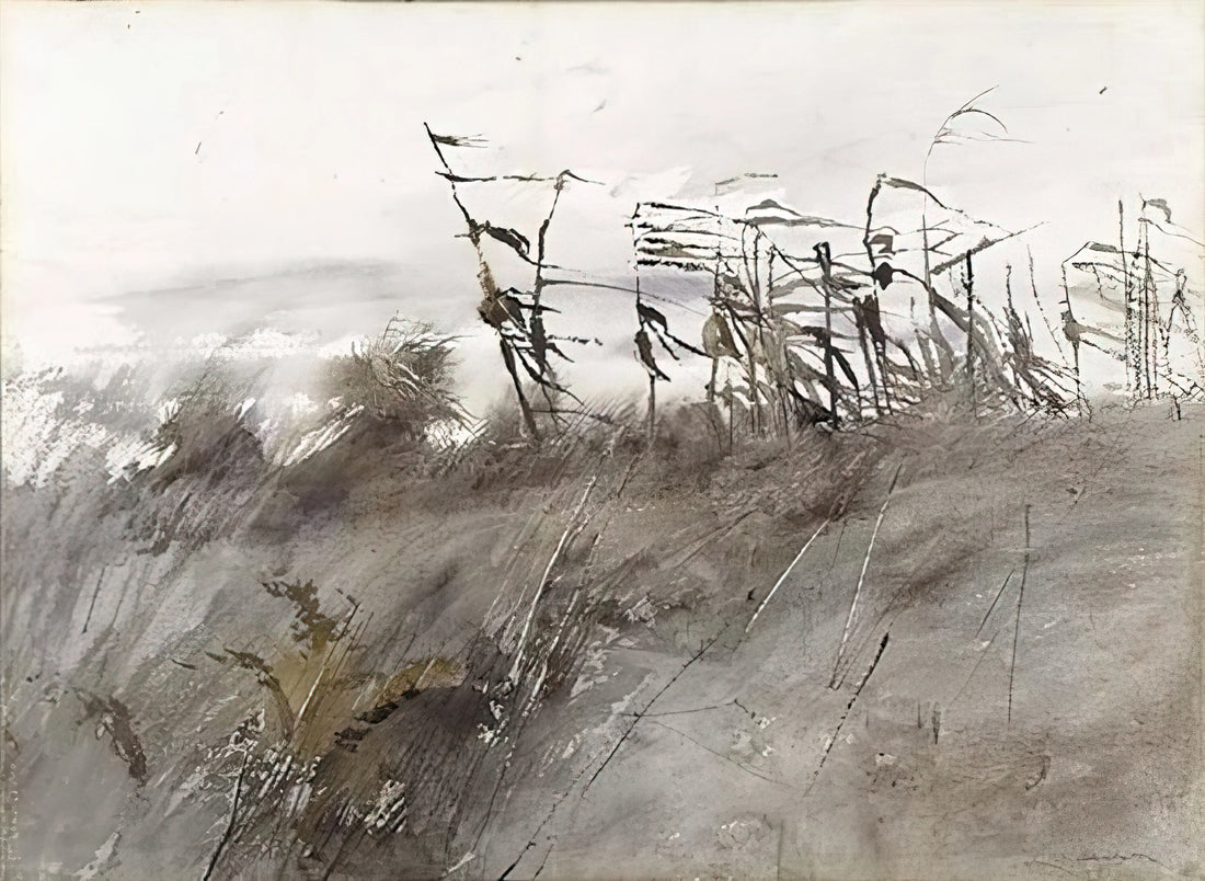 Andrew Wyeth Pencil Drawings: The Quiet Mastery of American Realism - NOVEMBER FIRST 1950 by Andrew Wyeth