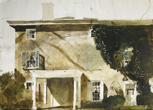 Andrew Wyeth Prints: A Collector's Guide to Authentic American Art - THE HATTON HOUSE 1967 by Andrew Wyeth