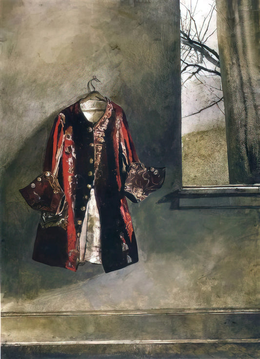 Andrew Wyeth and the Erickson S: Unraveling the Artist's Signature Symbolism - CURTAIN CALL by Andrew Wyeth