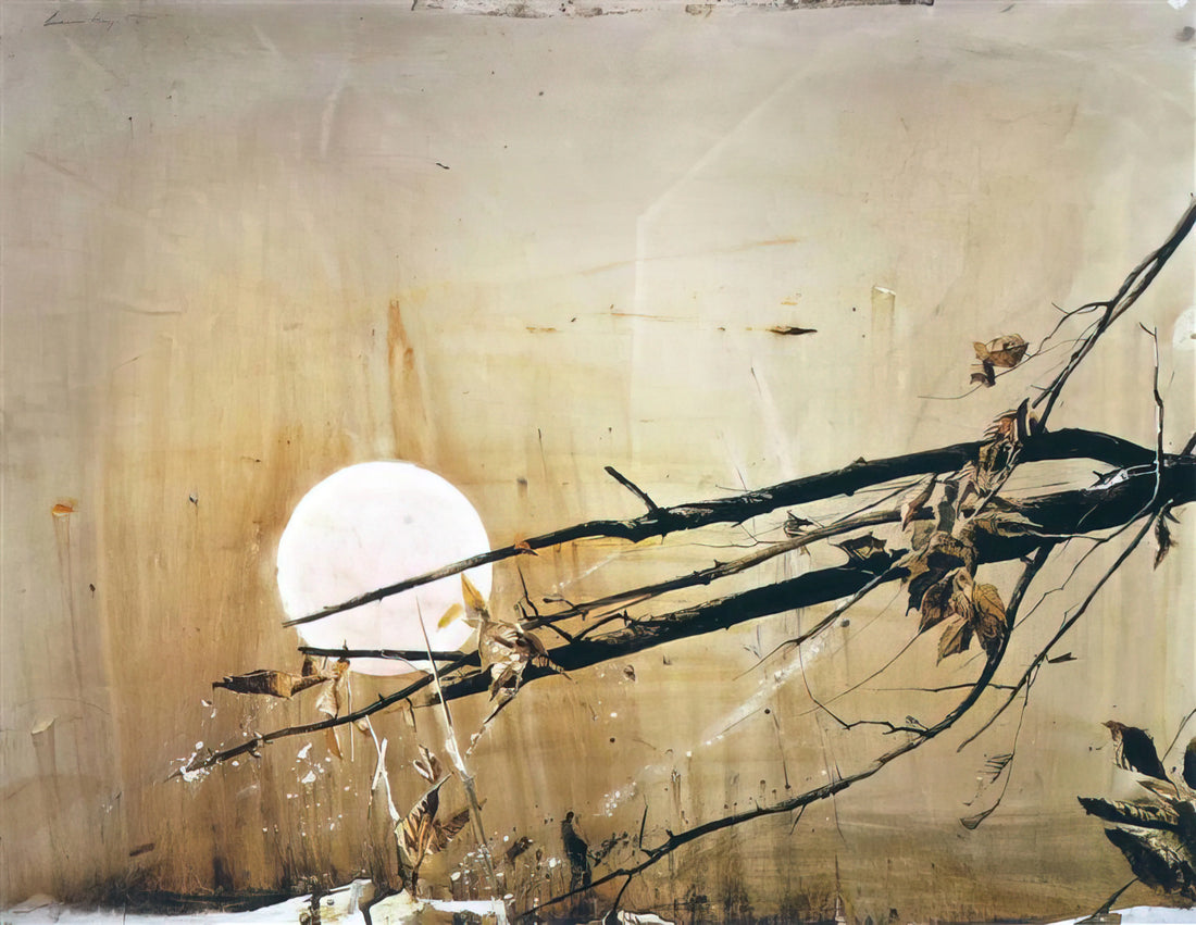 Andrew Wyeth: The Master of American Realism and His Enduring Legacy - FULL MOON 1980 by Andrew Wyeth