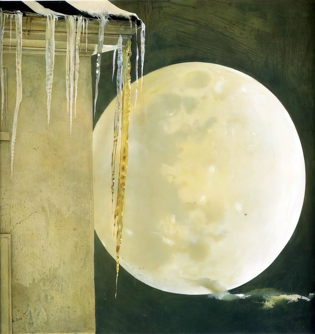 Andrew Wyeth's Last Painting: A Final Masterpiece of American Realism - MOON MADNESS by Andrew Wyeth