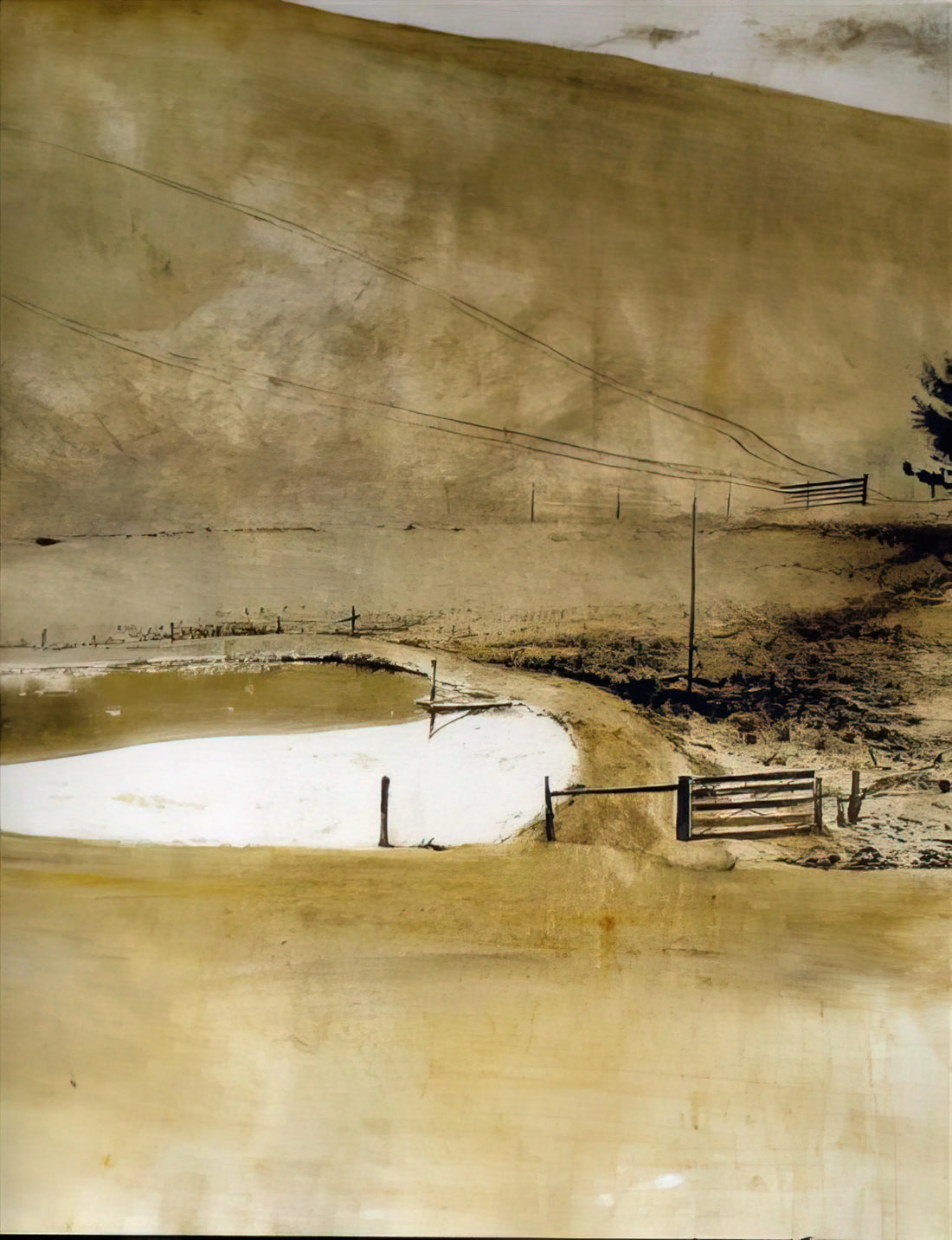 Andrew Wyeth's 'Adrift' Print: A Masterpiece of American Realism and Poetic Isolation - NOT DETECTED 34 by Andrew Wyeth