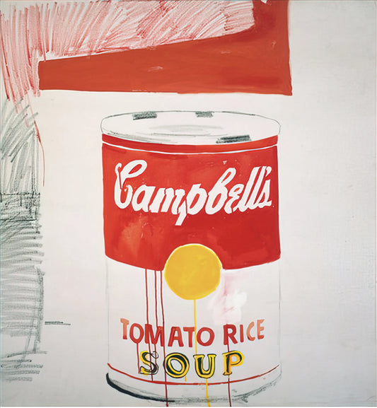 Andy Warhol BBC: The Pop Art Pioneer's Television Legacy and Cultural Impact - Campbell's Soup Can  Tomato Rice  by Andy Warhol