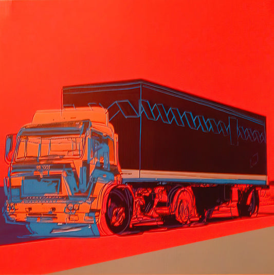 Andy Warhol Giant Size: The Monumental Legacy of Pop Art's Icon - Truck Announcement by Andy Warhol