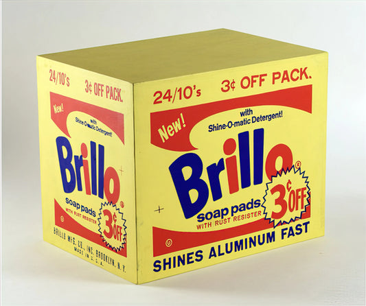 Andy Warhol Knives: The Artist's Cutting Edge Exploration of Violence and Celebrity - Brillo Box  3c Off  by Andy Warhol