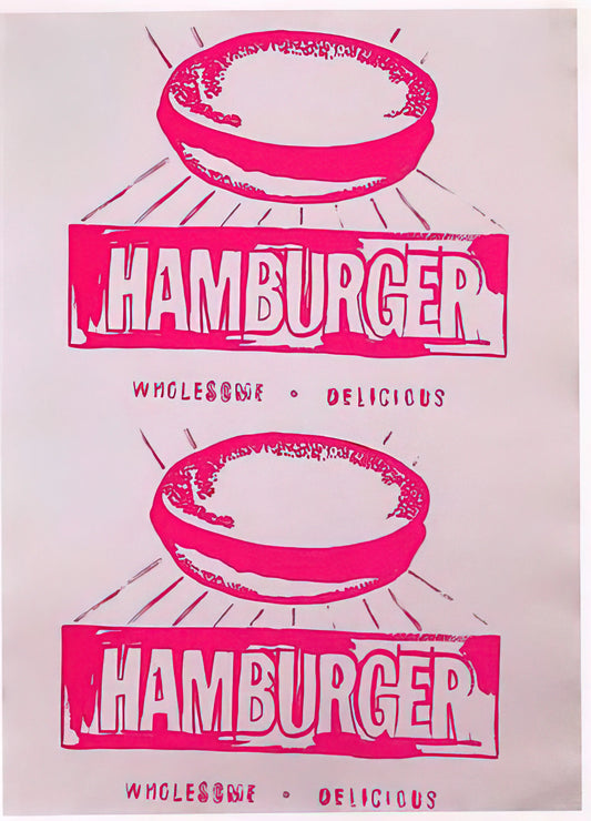 Andy Warhol Marilyn Monroe Prints for Sale: A Collector's Guide to Iconic Pop Art - Double Hamburger by Andy Warhol