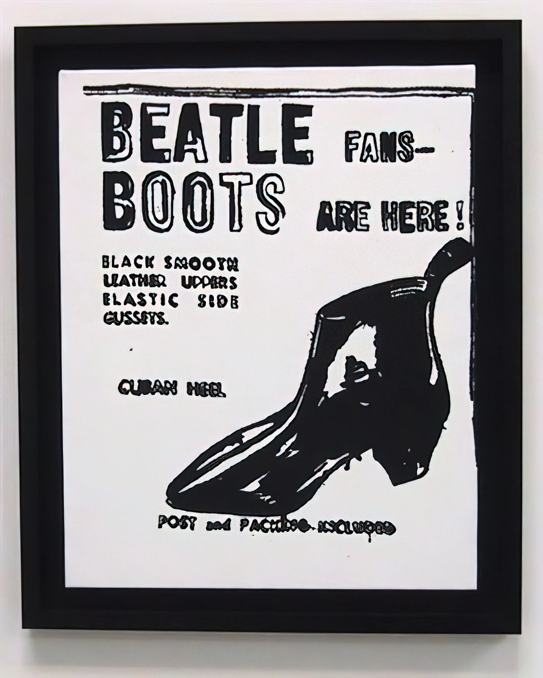 Andy Warhol Soup Can Poster: The Pop Art Icon That Transformed Consumer Culture - Beatle Boots by Andy Warhol