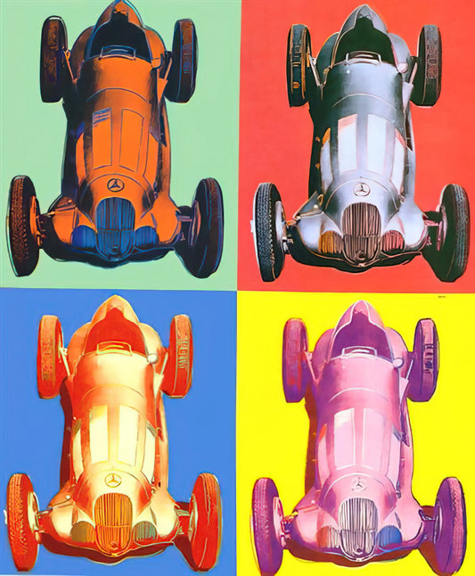Andy Warhol and the Met: A Pop Art Revolution in the Museum World - Benz Racing Car by Andy Warhol