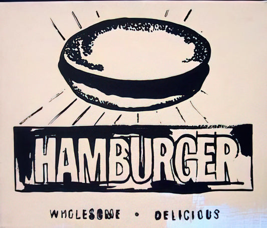 Andy Warhol: The Pop Art Visionary Who Redefined Modern Culture - Hamburger  beige  by Andy Warhol