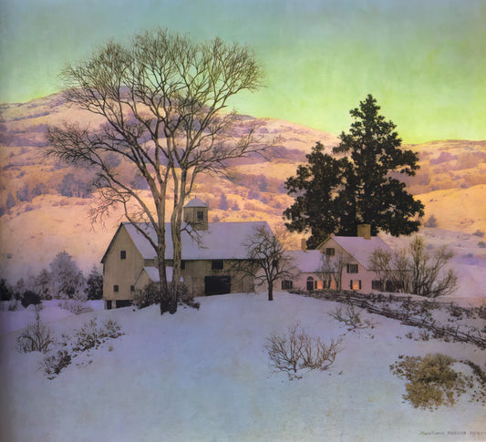 Antique Maxfield Parrish Prints: A Collector's Guide to Timeless American Illustration - Afterglow by Maxfield Parrish
