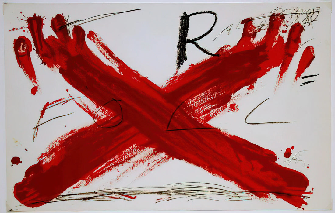 Antoni Tàpies Acrylic Print: A Collector's Guide to the Catalan Master's Textural Legacy - FOLL 1973 by Antoni Tapies