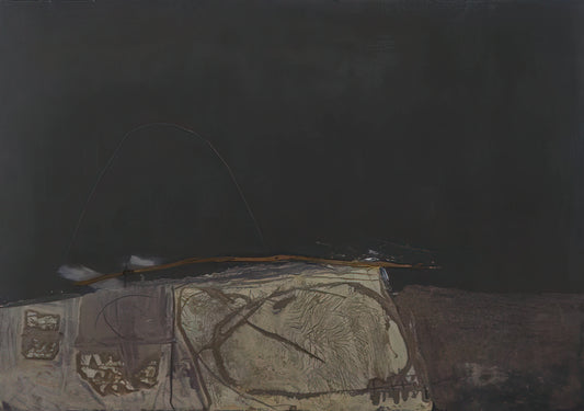 Antoni Tàpies Posters: The Material Legacy of a Catalan Master - GREY AND GREEN PAINTING 1957 by Antoni Tapies