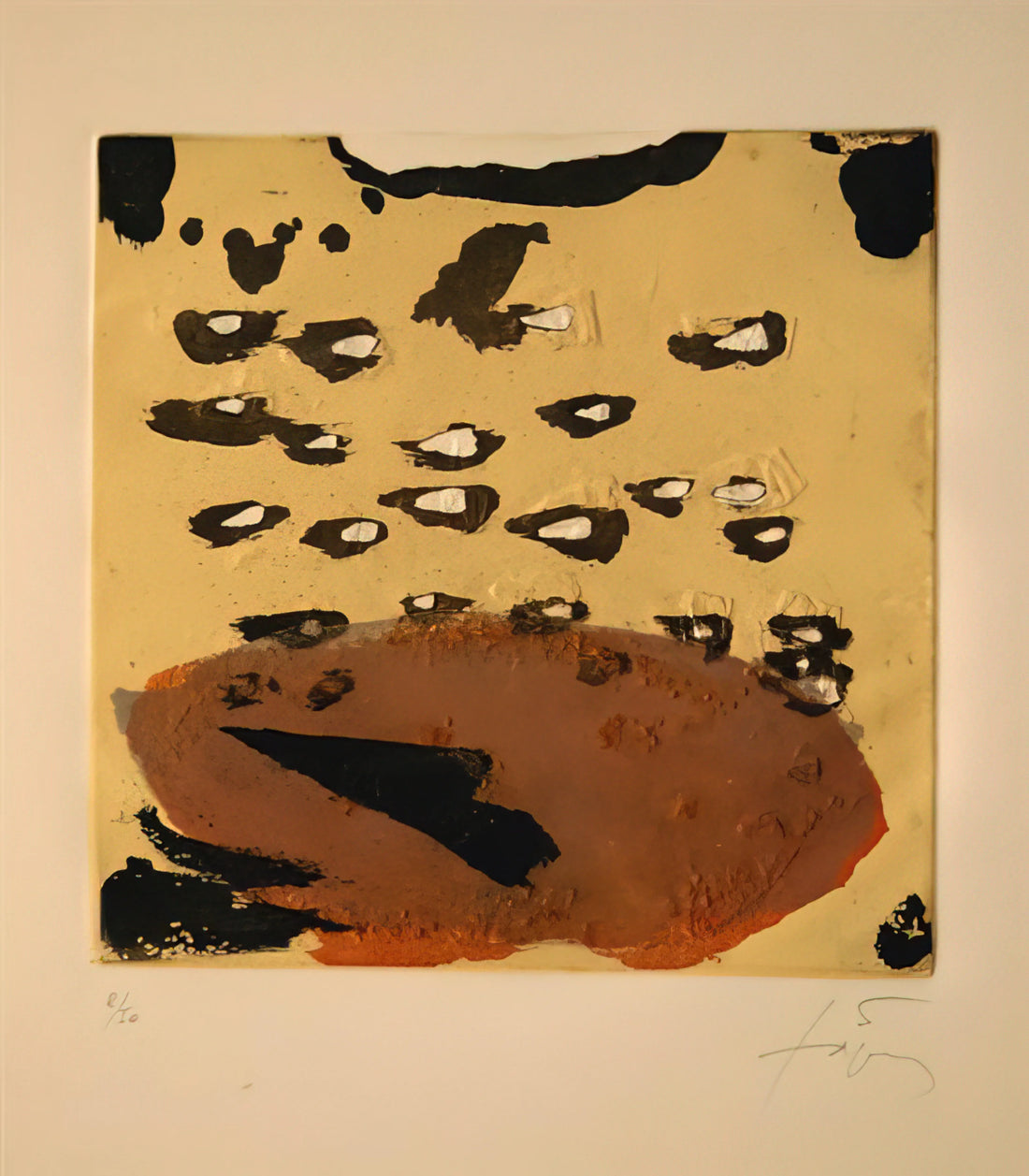 Antoni Tàpies: The Alchemist of Matter and Meaning in Modern Art - REPLIQUER II 1981 by Antoni Tapies