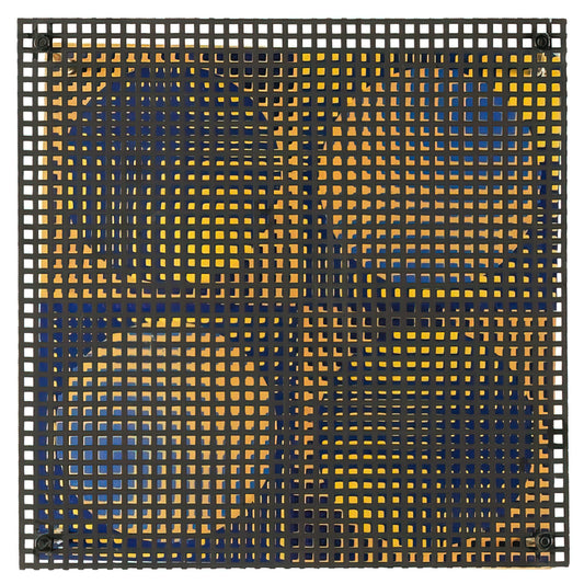 Antonio Asis MD: The Intersection of Art, Medicine, and Geometric Abstraction - 4 - cuadrados 4 - círculos - Op Art by Antonio Asis