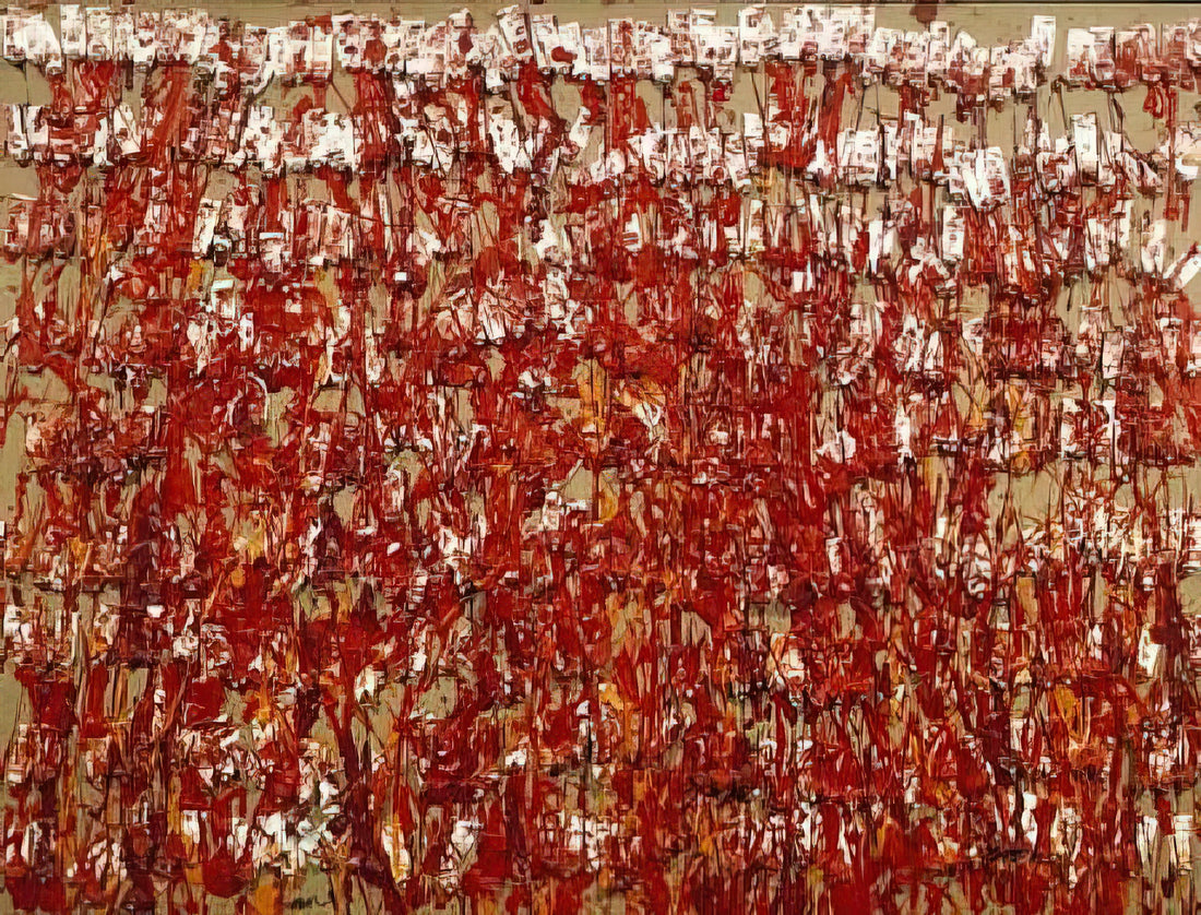 Arman Kazarian: The Contemporary Master of Armenian Figurative Expressionism - Red Tubes of Paint - 1980 by Arman