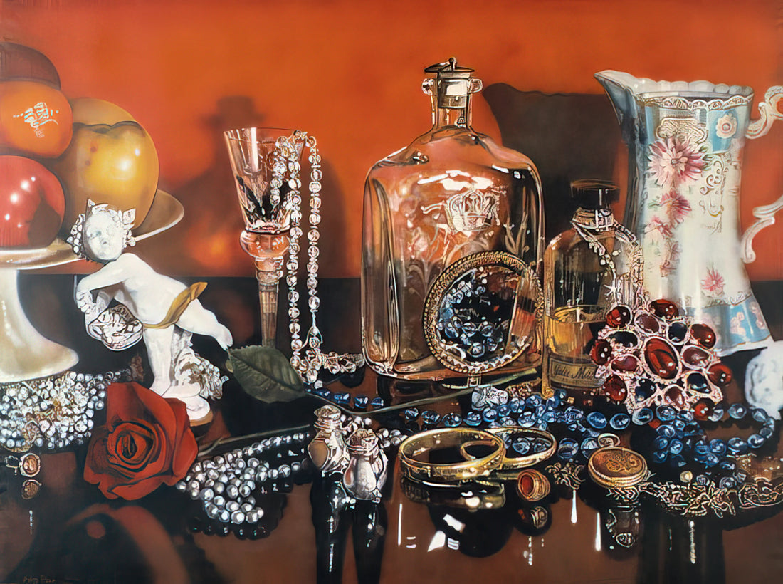 Audrey Flack Photography: The Photorealist Pioneer's Vision Beyond the Canvas - JOLIE MADAME 1973 by Audrey Flack