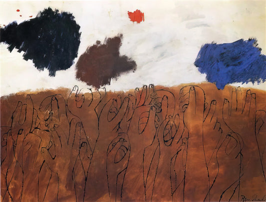 Ben Shahn Drawing: The Social Realist's Line of Protest and Humanity - NOT DETECTED 29 by Ben Shahn
