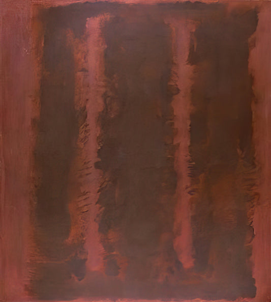 Blue, Orange, Red Rothko: A Deep Dive into Mark Rothko's Color Field Masterpiece - Black on Maroon - 1958 by Mark Rothko