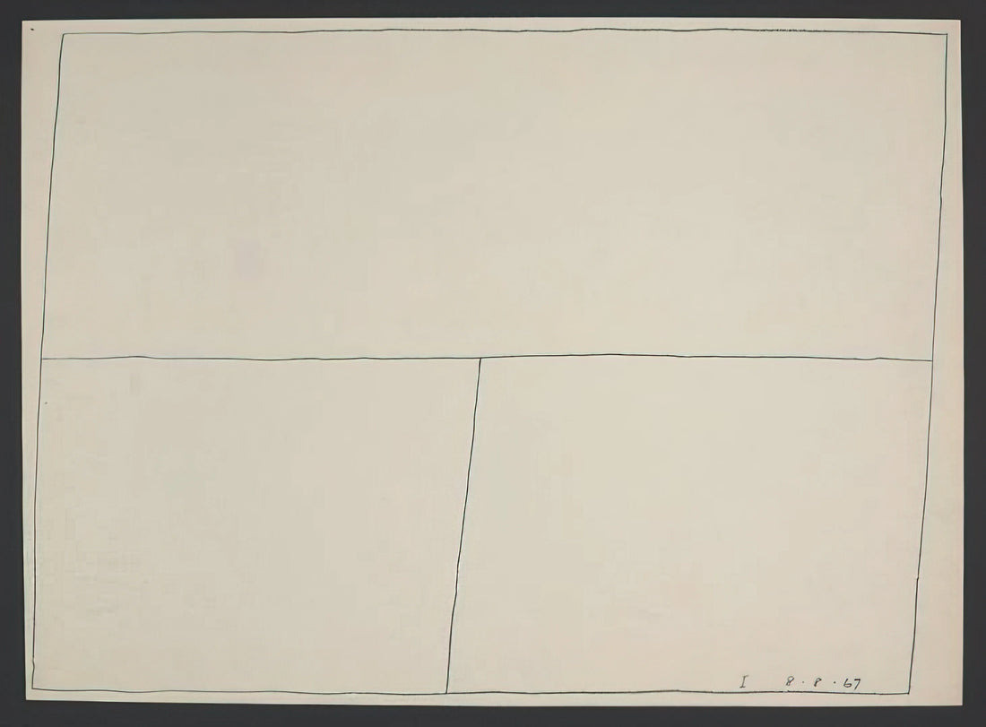 Bob Loblaw: The Unlikely Muse of Modern Legal Art and Satirical Commentary - Twentieth Century Ikon Series 8.8.67 I - 1967 by Bob Law