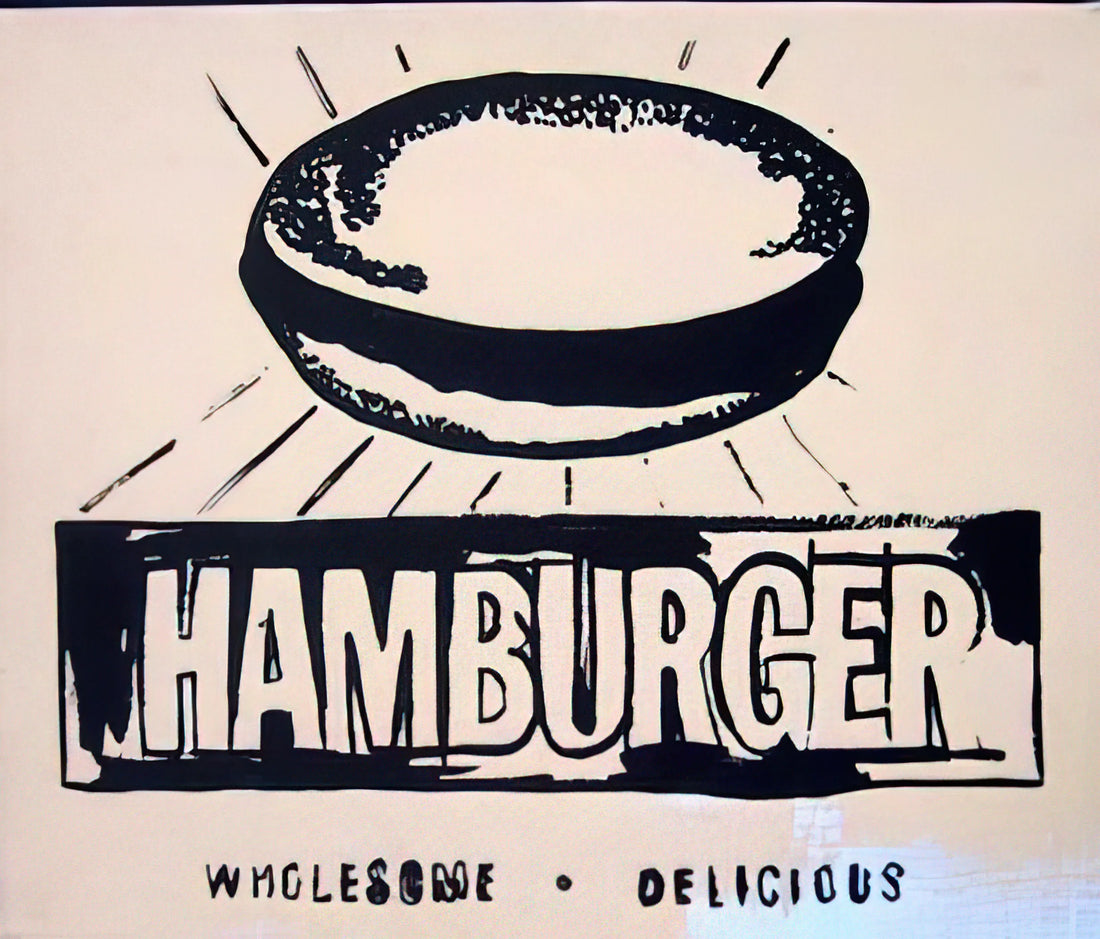 Bob Weiner and Andy Warhol: The Photographer Who Captured Pop Art's Icon - Hamburger  beige  by Andy Warhol