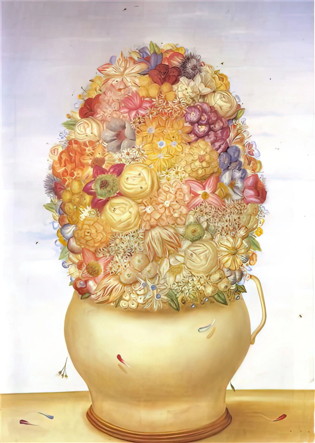 Botero Art Prints: A Collector's Guide to the Colombian Master's Monumental World - FLOWER POT by Fernando Botero