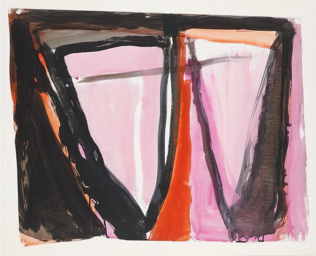 Bram van Velde Framed Art Print: A Collector's Guide to Abstract Expressionism - Composition - 1980 by Bram van Velde