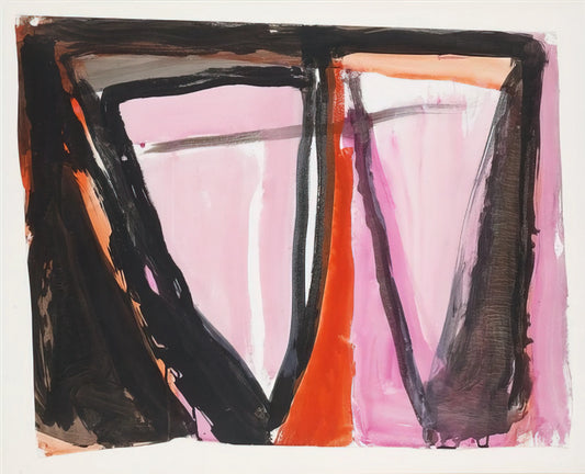 Bram van Velde Framed Art Print: A Collector's Guide to Abstract Expressionism - Composition - 1980 by Bram van Velde