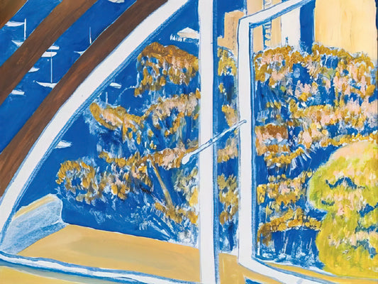 Brett Whiteley Art Gallery: Exploring Australia's Most Provocative Artistic Visionary - The Window, Lavender Bay - 1980 by Brett Whiteley