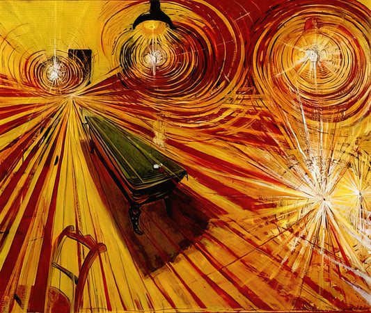 Brett Whiteley Original for Sale: A Collector's Guide to Acquiring Authentic Works - Night Cafe - 1972 by Brett Whiteley