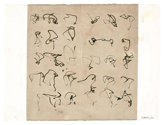 Brice Marden Art: A Deep Dive into Minimalism, Color, and Abstraction - Forgery - 2008 by Brice Marden