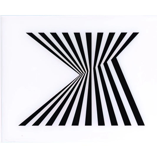 Bridget Riley Framed Prints: A Collector's Guide to Op Art Masterpieces - UNTITLED FRAGMENT 1 1965 by Bridget Riley