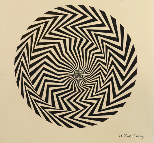 Bridget Riley Posters for Sale: A Collector's Guide to Op Art Masterpieces - BLAZE STUDY 1962 by Bridget Riley