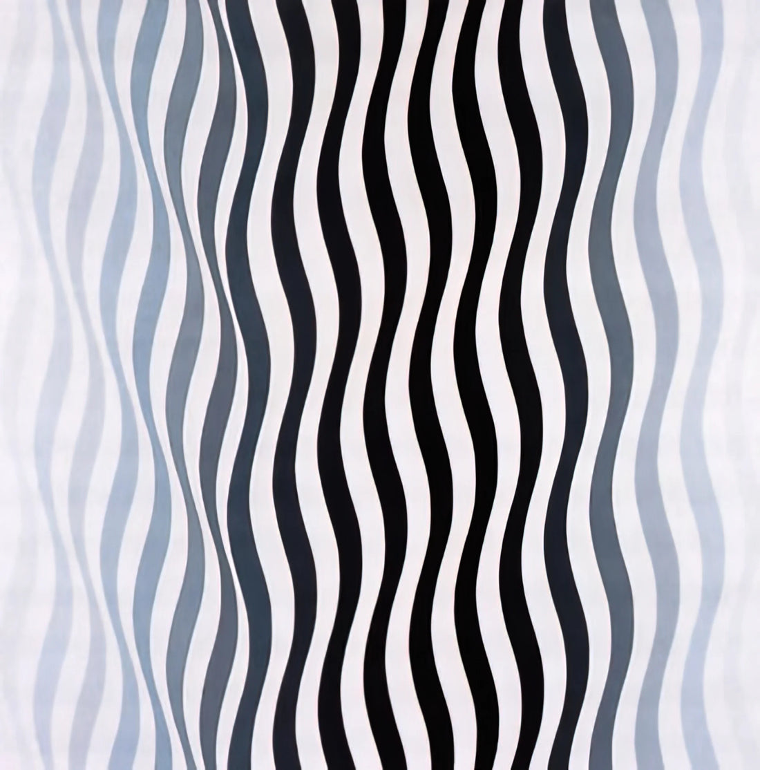 Bridget Riley's Movement in Squares Print: A Masterpiece of Op Art Perception - ARREST 1 1965 by Bridget Riley