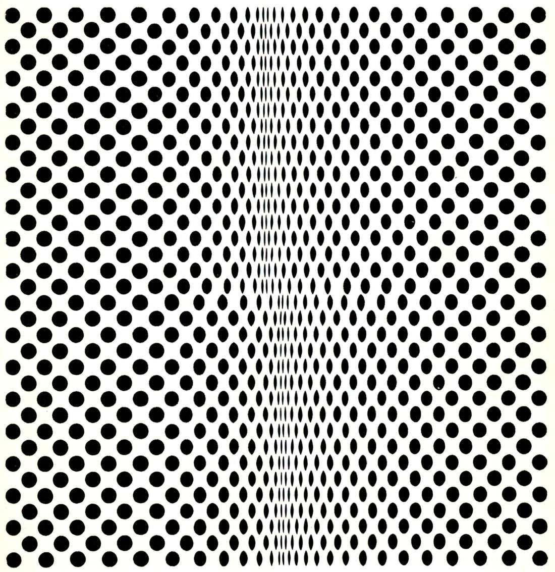 Bridget Riley's Movement in Squares Print: A Masterpiece of Op Art Perception - FISSION 1963 by Bridget Riley